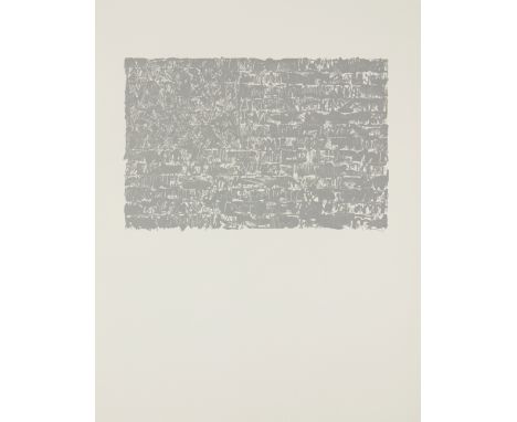 Jasper Johns,American b.1930-Flag III, 1986; lithograph on Arches wove,unsigned copy,with printed inscriptions to the reverse
