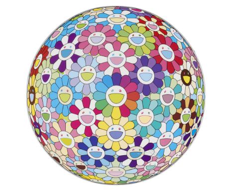 Takashi Murakami, Japanese b. 1962-Beyond Dimensions;offset lithograph, cold stamp and high gloss varnishing,signed and numbe