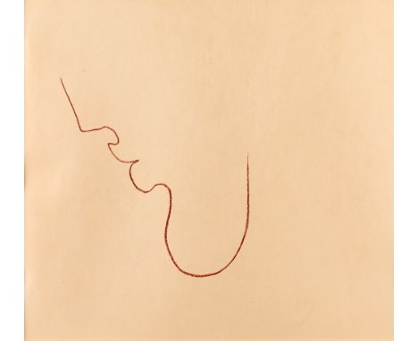 Henri Matisse,French 1864-1954,Florilège des Amours de Ronsard, 1948;lithograph in sanguine on Japan paper, a rare proof asid