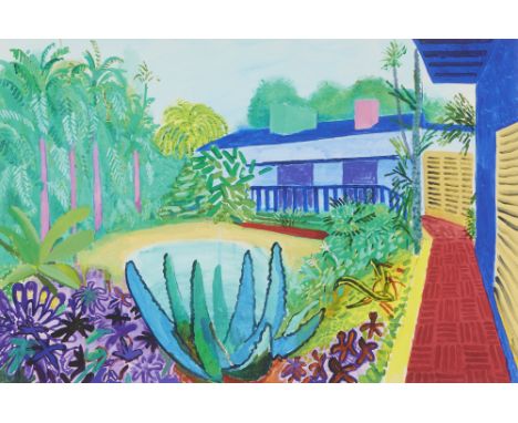 David Hockney OM CH RA, British b. 1937- Garden, 2015 (Folio);giclée print on 330 gsm Somerset Enhanced Radiant White 100% co