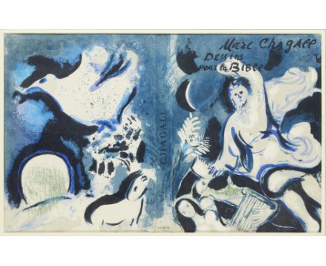 Marc Chagall Girl Etching Sothebys Label California Gallery French Fine  Print Auction