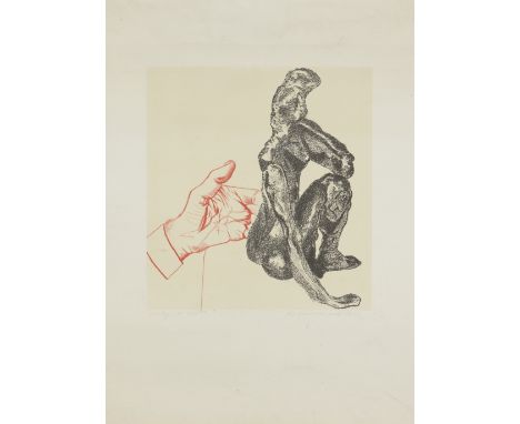 Ronald Brooks Kitaj RA,American 1932-2007,Untitled;lithograph in colours on wove, signed, inscribed 'for Lawrence with love',