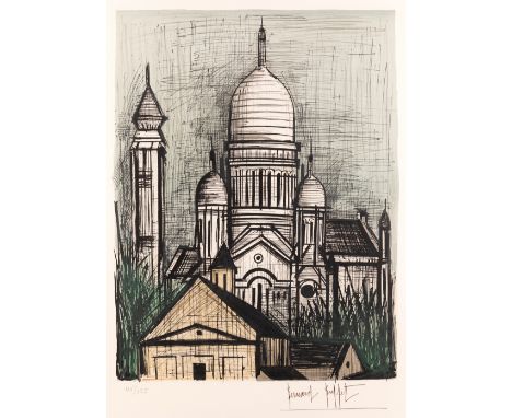 Bernard Buffet,French 1928-1999,Le Sacre-Coeur, 1965; lithograph in colours on wove, signed and numbered 40/125 in pencil, sh