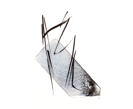 Toko Shinoda,Japanese 1913-2021,Lyric;lithograph in colours on wove, signed, titled and numbered 6/45 in pencil, visible imag