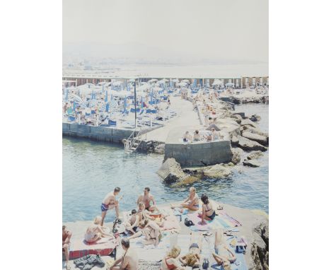 Massimo Vitali,Italian b.1944-Bagni Lido Verticale, 2006;offset lithograph printed in colours on 300gsm Consort Royal paper,s