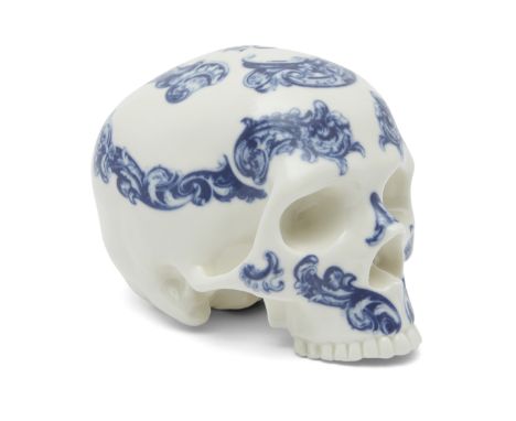 Magnus Gjoen,British b.1979-There are Some Dead Who Are More Alive Than the Living, 2018;porcelain sculpture in colours,stamp