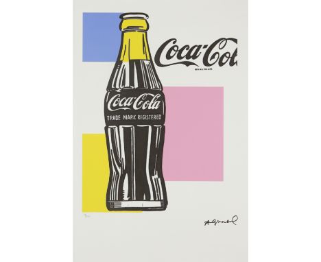 After Andy Warhol,American 1962-1987,Coca Cola; offset lithograph in colours on Arches paper,with printed artist's signature,