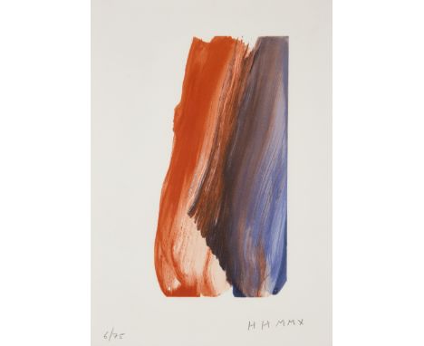 Sir Howard Hodgkin CH CBE,British 1932-2017,Untitled, from The Brushstroke Series, 2010;screenprint on Somerset rag,signed wi