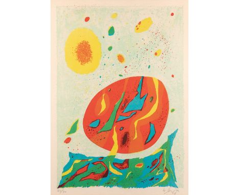 Gustave Singier,Belgian 1909-1984,Printemps, 1965;lithograph in colours on BFK Rives paper, signed and numbered 40/70 in penc
