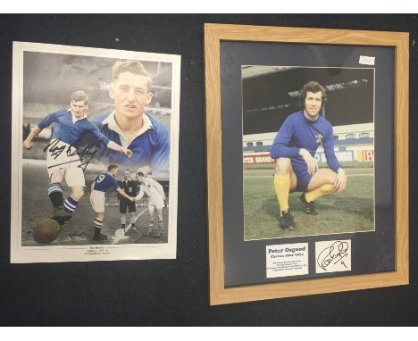 Chelsea Signed Football Photo Collection: Folder containing 11 signed large photos to include Bonetti Harris Hudson Tambling 