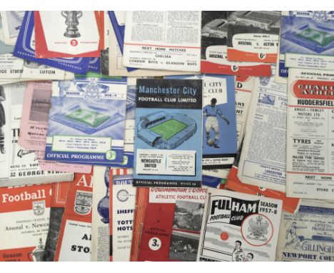 1950s Football Programmes: Includes 50/51 Gillingham, Tottenham Festival of Britain, 52/53 Millwall v Manchester United FA Cu
