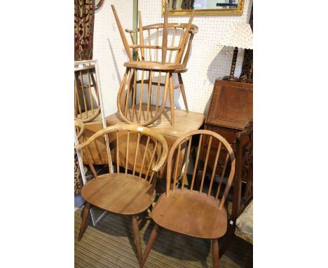 Four Ercol chairs