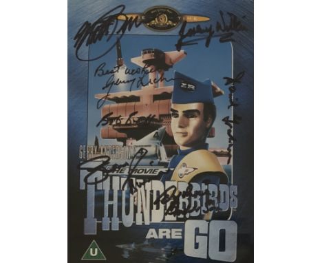 THUNDERBIRDS CAST SIGNED. Two signed items to include: Thunderbirds Are Go DVD signed to case in various inks by Bob Bell, Sy