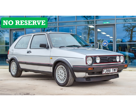 1989 Volkswagen Golf GTI 1.8 litre 3 door hatchback
Original specification hot hatch with comprehensive history file&nbsp;


