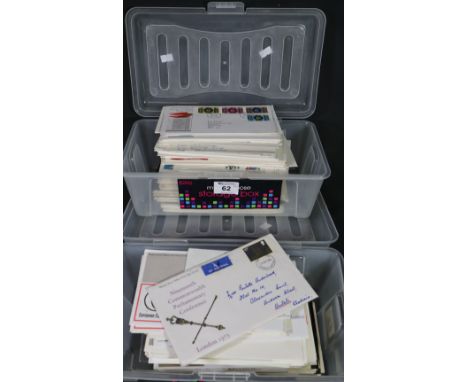 Great Britain selection of First Day Covers in two plastic boxes, mostly 1970's with duplication.(B.P. 24% incl. VAT)
