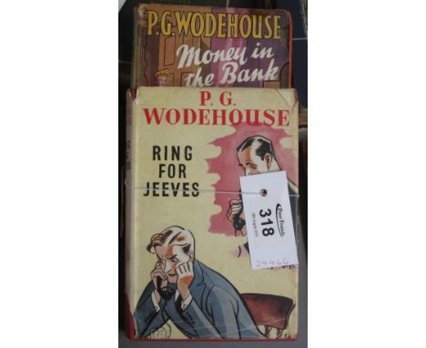 P.G Wodehouse, 'Ring for Jeeves', first edition published 1953, Wyman & Sons London, with dust jacket and 'Money in the Bank'