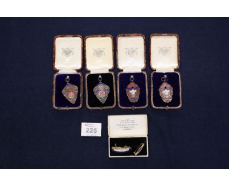Collection of Welsh Amateur Athletics Association fob type medals, together with similar Welsh Cross Country Championship fob
