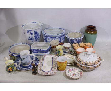 Langley, Morfenix Ware, Royal Standard, Royal Winton, Other - Mixed ceramics including a Bluewitch Dachshund mug. A collectio