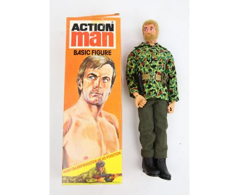 A vintage Palitoy Action Man 'Basic Figure', boxed.