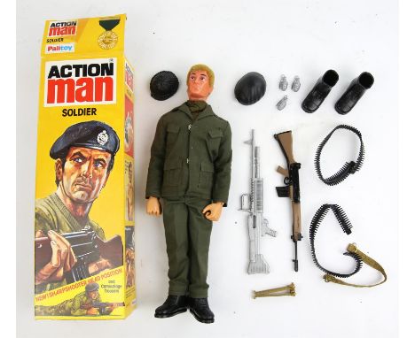 A vintage Palitoy Action Man 'Soldier', boxed.