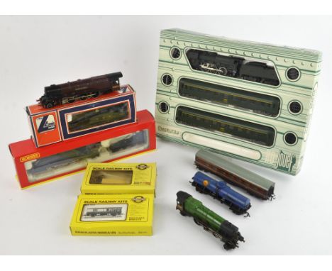 A quantity of mainly OO gauge locomotives, wagons, rolling stock and accessories including ; a Hornby Dublo 'Duchess of Athol