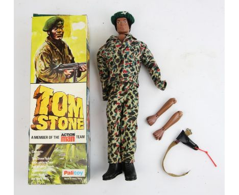 A vintage Palitoy Action Man figure 'Tom Stone', boxed