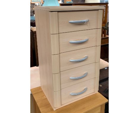 A modern cabinet with five drawers 