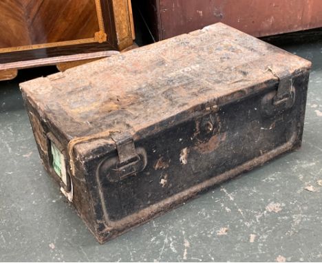 Three ammunition boxes, 62x37x50cm (3) 