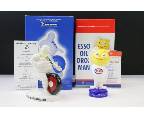 Advertising - Two Royal Doulton Advertising ltd edn Figures being ' Esso Oil Drop Man ' MCL 19 ltd edn no.131 and ' Bibendum 