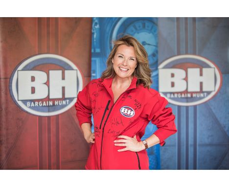 Own an iconic Bargain Hunt jacket in red, signed by some of the show’s presenters and experts (jacket is medium size). Succes