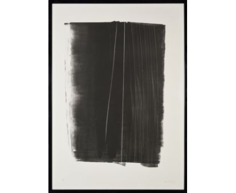 HANS HARTUNG (1904-1989)Abstract composition Lithograph in black numbered lower left and signed in pencil lower right Edition