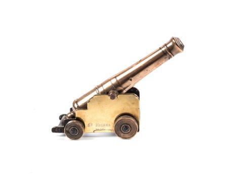 Anon ANGLO-BOER WAR PRISONER OF WAR BRASS GARRISON GUN, ST HELENA 1901 St Helena: 1901 Very rare to find a St Helena P.O.W. i