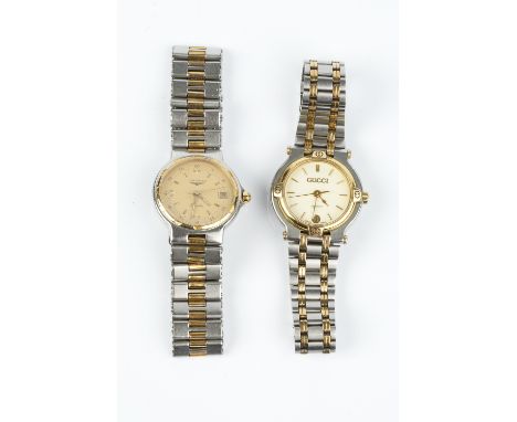 A LADY'S 'CONQUEST' BRACELET WATCH BY LONGINES, the circular dial with baton markers and date display at 3, to a quartz movem
