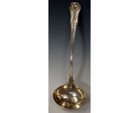 A George III King's pattern ladle by Thomas Barker, London 1812