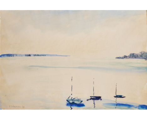 1921 Neuburgweier - 2012 Karlsruhe. Studium in Freiburg und an  der Kunstakademie in Karlsruhe, u.a. bei Karl Hubbuch. Aquare