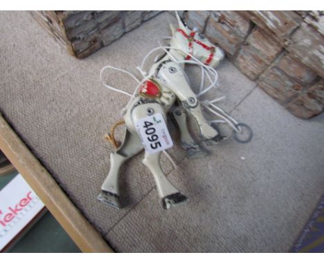 A metal "Muffin the Mule" string puppet