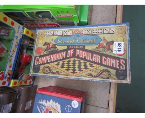 A vintage Chad Valley compendium of 24 1940's games 