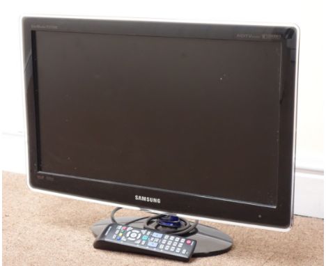 Samsung P2270HD television with remote, 22" (This item is PAT tested - 5 day warranty from date of sale) Condition Report Cli