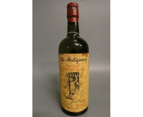 1 bottle The "Antiquary" De Luxe Old Scotch Whisky, J &amp; W Hardie, 70° proof (Est. plus 24% premium inc. VAT)Condition Rep