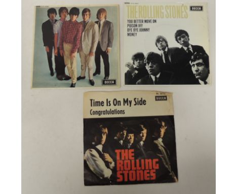 The Rolling Stones EP's - Five by Five Decca DFE8590 mono in original sleeve; Decca DFE 8560 You Better Move On, in original 