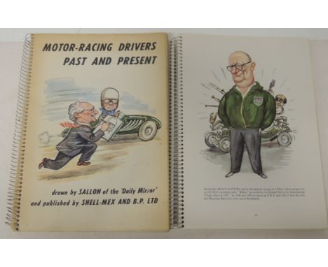 Two copies of Motor Racing Drivers Past & Present drawn by Sallon, pub. Shell-Mex and BP Ltd (2)