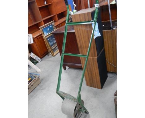 An early 20th century garden roller.