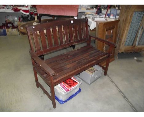 A garden Bench.