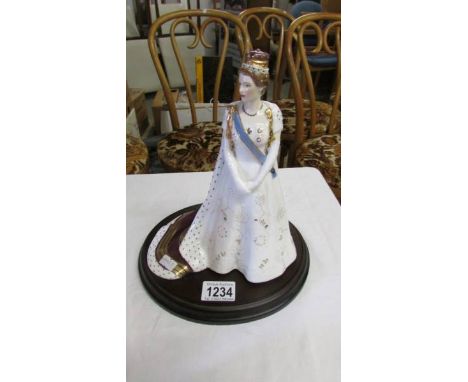 A Royal Worcester figurine 'Her Royal Highness, Princess Margaret in her Coronation Robes', 255/4500.