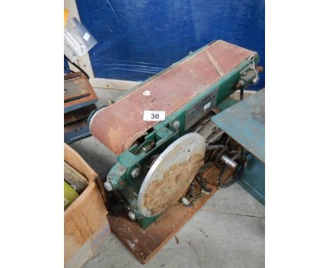 A bench sander.