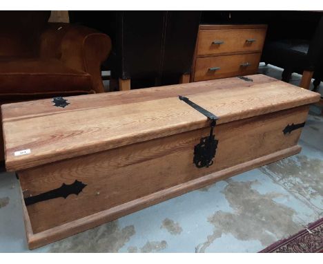 Long hardwood trunk