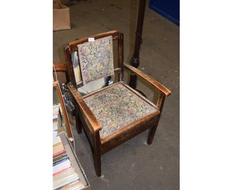 A retro commode chair