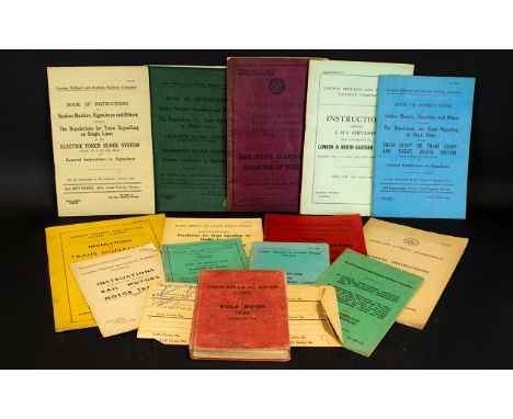 Railway Interest London Midland And Scottish Railway no 1.Comprises rule book 1933 (1939 re print), working of motor trolleys
