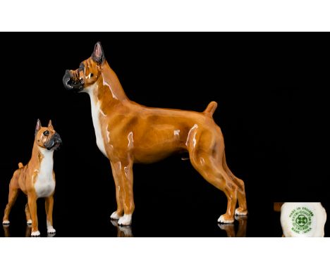 Royal Doulton Ceramic Dog Figure - CH Warlord of Mazelaine. HN2643, Model No 1412A. Designer Peggy Davies. Issued 1952 - 1985