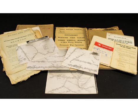 Railway Interest - The Great Eastern Railway ( The SWEEDY) Comprising of 1 Mileage book for engine men 1915, system map 1914,